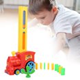thumbnail image 2 of Electric Domino Toy, Strong Stable Durable Non-Deformation Tear Resistant Domino Car Toy, For Home Playing Above 3 Years Old Training, 2 of 8