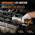 thumbnail image 2 of Juego de llaves de trinquete inalámbricas ALLOY POWER 12 V 60 Nm con accesorios, 2 of 8