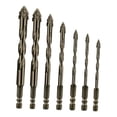 thumbnail image 3 of Juego de brocas excéntricas dentadas de cuatro con punta de carburo, liberación rápida, montaje sencillo y profesional, accesorios de repuesto 7 piezas, 3 of 8