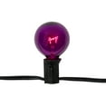 thumbnail image 5 of Northlight G40 Globe Halloween Lights - Orange and Purple - 9' Black Wire - 10ct, 5 of 6