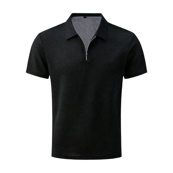 Men's Polo Shirts Short Sleeve Solid Color Casual Summer Sportswear Shirt