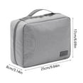 thumbnail image 3 of Waterproof Travel Toiletry Bag With Dry Wet Separation Multiple Compartments Hanging Hook Large Capacity Cosmetic Organizer Storage For Shampoo Shower Gel Accessories Foldable Portable, 3 of 6