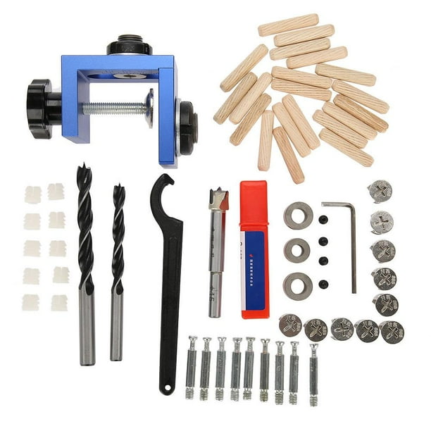 Oubit Wood Dowel Hole Drilling Guide Jig Kit Woodworking Carpentry