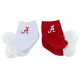 thumbnail image 2 of Infant ZooZatz Alabama Crimson Tide Two-Pack Pom Socks, 2 of 3
