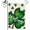 thumbnail image 1 of Bandera de jardín del Día de San Patricio de doble cara, 30,5 x 45,7 cm. Decoración del Día de San Patricio para el jardín de tu casa., 1 of 8
