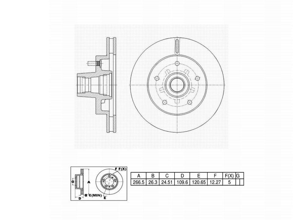 Winstop Brake Rotor and Hub Assembly, Front WS235316, Chevrolet S10 1996