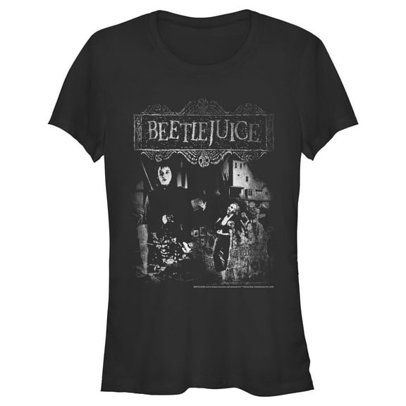 Junior's Beetlejuice Lydia Distressed Poster  Graphic T-Shirt