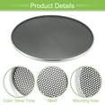 thumbnail image 4 of Unique Bargains 1 Pcs 8" Car Speaker Grills Cover Mesh Audio Subwoofer Protector Plating Silver Tone Black, 4 of 6