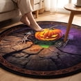 thumbnail image 3 of Halloween 3D Rug – Halloween Optical Illusion Rugs, Decorative Rugs with Depth Pattern, Soft & Durable Fabric, Halloween's Area Rugs for Living Room,23.62 in, 3 of 6