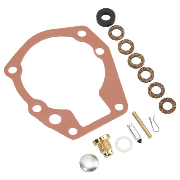 Kit De Reparación De Carburador De 16 Piezas 398532 Juego De Rebulid De Carburador Con Reemplazo De Flotador Para Johnson Evinrude 2-4