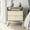 Light Brown/Creme, variant on Kappesberg Collins 2-Drawer Nightstand with Open Shelf, Light Brown & Cream, Mid-Century Modern