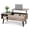 Greige, variant on GALAXHERO Coffee Table with Removable Storage Shelves Lift Top Small Coffee Table for Living Room Rustic Brown