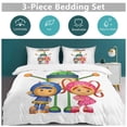 thumbnail image 5 of Team Umizoomi Bedding Sets Comfort 3 Pieces Bedding Set 1 Duvet Cover + 2 Pillowcase Decorative Bedding 79"x90", 5 of 8