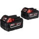 thumbnail image 2 of Batería Milwaukee M18 REDLITHIUM XC, 5 Ah, iones de litio, 18 V, paquete de 2, 2 of 2