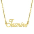 thumbnail image 1 of KISPER 18K Gold Plated Stainless Steel Personalized Name Pendant Necklace, 1 of 39