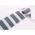 thumbnail image 2 of Scott Allan White and Black Mens Hound's-tooth Striped Tie | Men's White & Black Tie's | Houndstooth Necktie, 2 of 8