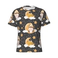 thumbnail image 3 of Naloa Cute Bee Gnome Men's T-Shirt Sport T-shirt Men's Basic Tee Casual Men's Shirt, Round Neck, Short Sleeves - Medium, 3 of 5
