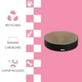 thumbnail image 2 of THE LICKER STORE Nelson 20.13" Modern Cardboard Round Bowl Cat Scratcher with Catnip, Ink, CSR1010H, 2 of 6