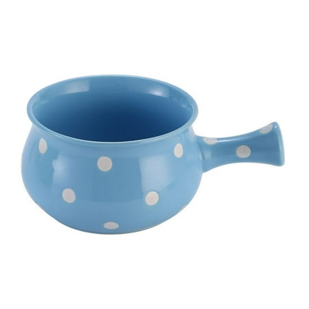 

Instant Noodle Bowl Household Ceramic Soup Bowl Kitchen Baking Bowl with Handle