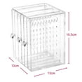 thumbnail image 5 of Orgrimmar Acrylic Jewelry Storage Box Earring Display Stand Organizer Holder with 3 Vertical Drawer (Transparent), 5 of 6