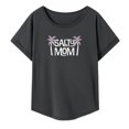 thumbnail image 1 of Camisetas para mujer, camisetas para el día de la madre, camiseta clásica suave de manga corta con cuello redondo para mujer, para pescar, uso diario, XL, 1 of 8