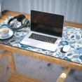 thumbnail image 3 of Long Mouse Pads for Desk,Pioneer Flower Floral Print Pattern Desk Mats on Top Of Desks, Desk Mouse Pad Extra Large with 3mm Non-Slip Base and Stitched Edge for Gaming,Office,Work,Home 35.4"x15.7", 3 of 6