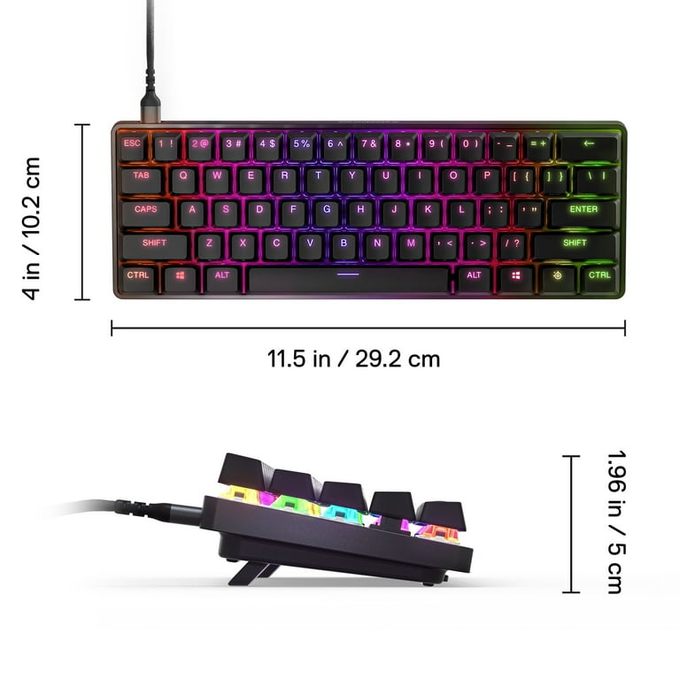 SteelSeries - Apex 9 Mini 60% Wired OptiPoint Adjustable SteelSeries - Apex 9 Mini 60% Wired OptiPoint Adjustable