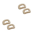 thumbnail image 1 of Guardurnaity Zapato ligero de perlas de imitación Clip con incrustaciones de diamantes de imitación Llamativo botón trasero plano Clips de tacón alto Cuadrado 2piezas Guardurnaity CBP499623, 1 of 5