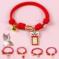 thumbnail image 4 of LNGOOR Good-looking Pet Necklace Chinese Style   for Festival   Holiday Decor Accessory, 4 of 7