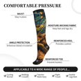 thumbnail image 5 of Compression Socks for Women and Men - Starry Night Guitar Turtle Compression Socks Circulation for Workout, 5 of 8