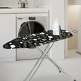 thumbnail image 2 of HELLHERO Music notes 15" x 54" Ironing Board Cover, 3 Pairs of Hook and Loop Fastener Straps,Elastic Edges, Iron Board Cover with Scorch Resistant Thick Padding, 2 of 5