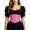 Hot Pink, variant on LILIYA Structured Corset Tops for Women, Short Waist Cincher Shapewear with Front Hook Row Closure, Steel Boned 1-Piece Torso Slimmer Belt for Halloween Party and Daily Wear, Trendy Corset