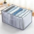 thumbnail image 3 of Organizador de cajones de tela, pantalones plegables, divisor de almacenamiento, telas no tejidas lavables Largo BLESIY divisor de almacenamiento del cajón, 3 of 8