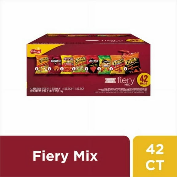 Frito-Lay Fiery Mix Chips Variety Pack