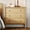 Oak, variant on WAMPAT Nightstand with 3 Drawer,Solid Wood & Hand‑Carved Design Bedside Table for Bedroom,Oak