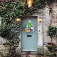 thumbnail image 4 of WIFKLSIIPG Merry Christmas Home front Porch Door Hanger Red Green Party Paper Signs Banners, 4 of 6