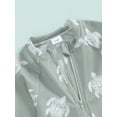 thumbnail image 6 of Suealasg Baby Boys Summer One Piece Swimsuit 3M 6M 12M 18M Long Sleeve Turtle Print Swimwear Infant Newborn Boys Rash Guard Bathing Suit, 6 of 8