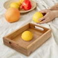 thumbnail image 5 of LABSERRON Bamboo Storage Tray 1Pcs 7.9X5.9X1.6In Lightweight For Restaurant Use, 5 of 10