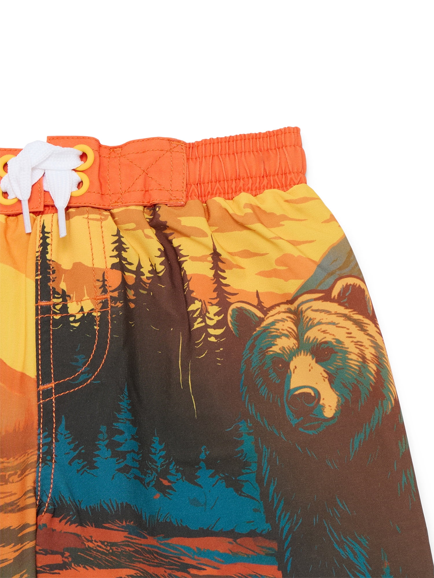 National Park Foundation Boys Swim Shorts with UPF50, Sizes 4-14