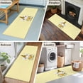 thumbnail image 5 of Yellow Gnomes 2'x6' Runner Rugs for Hallway Kitchen Bedside Non Slip Washable, Spring Bees Daisy Honey White Floral Entryway Rug Runners with Rubber Backing, Long Carpet Runner for Laundry Room, 5 of 8
