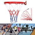 thumbnail image 2 of JUNWELL Durable Wall Mounted 18” Basketball Rim (Indoor/Outdoor), 2 of 6