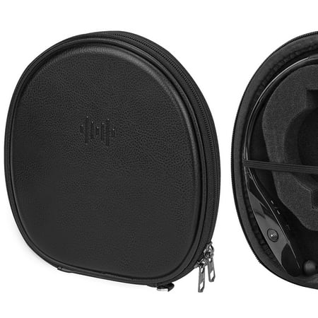 Geekria Shield Case Compatible with LG Tone Infinim Tone+ Tone Pro Bluetooth Wireless Stereo Headset / Protective Travel Bag with Space for USB Power Adapter and Accessories (Black)