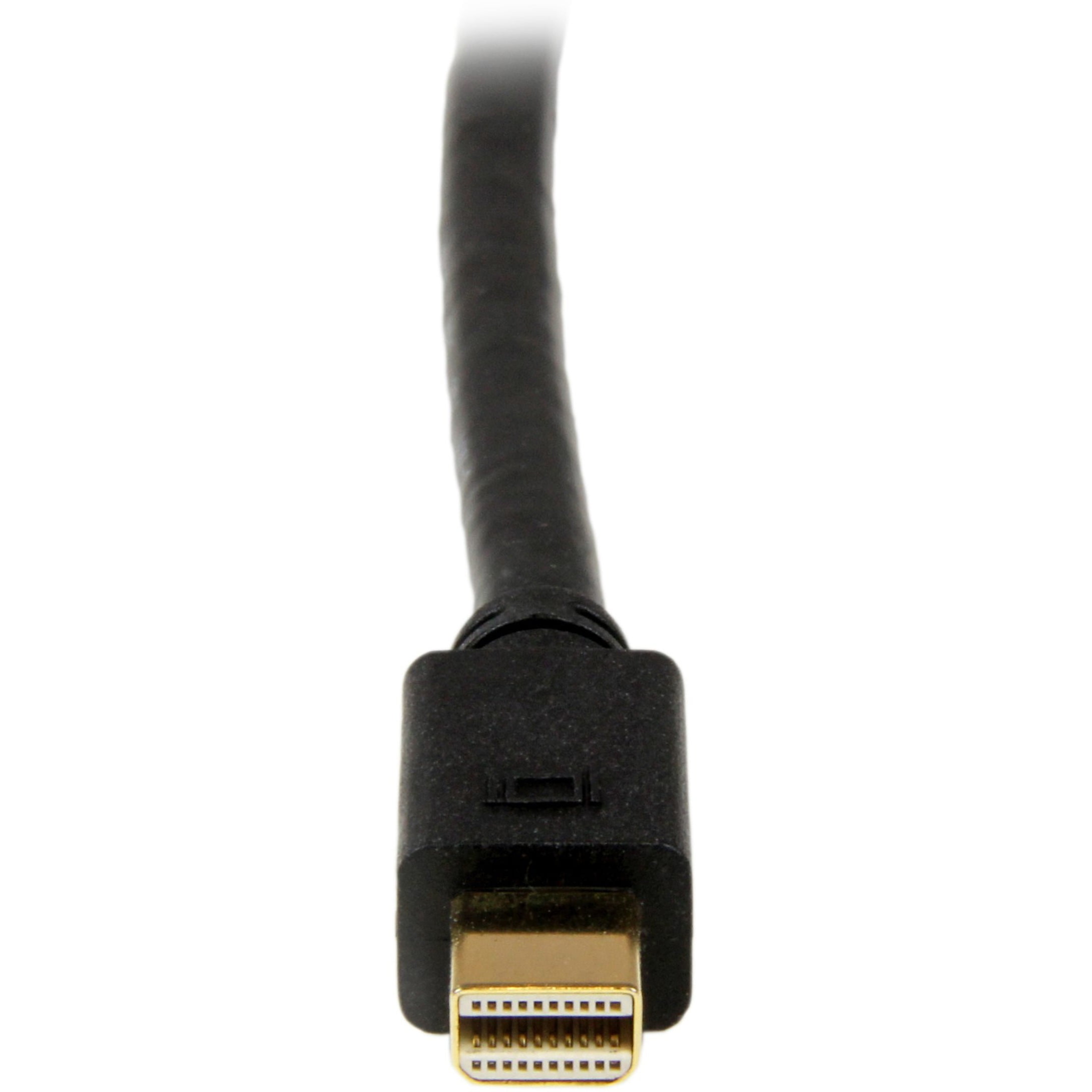 StarTech 6ft Mini DisplayPort to DVI Adapter Converter Cable - Black
