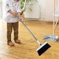 thumbnail image 4 of HEATSHAKING White Foldable Broom with Dustpan Set Detachable Handle for Easy Storage and Use, 4 of 8