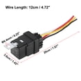 thumbnail image 2 of 3pcs JD2912 4 Pin DC 12V 40A Car Boat Universal Waterproof Relay Switch Power with Harness Black, 2 of 6