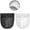 Black+white, variant on 2 Pairs/4Pairs Set-in Shoulder Pads Thickness 1.5cm Breathable Sponge Pads Shoulder Enhancer Sewing Supplies for Women Men Sloping High Low Shoulders Blazer Suit T-Shirt