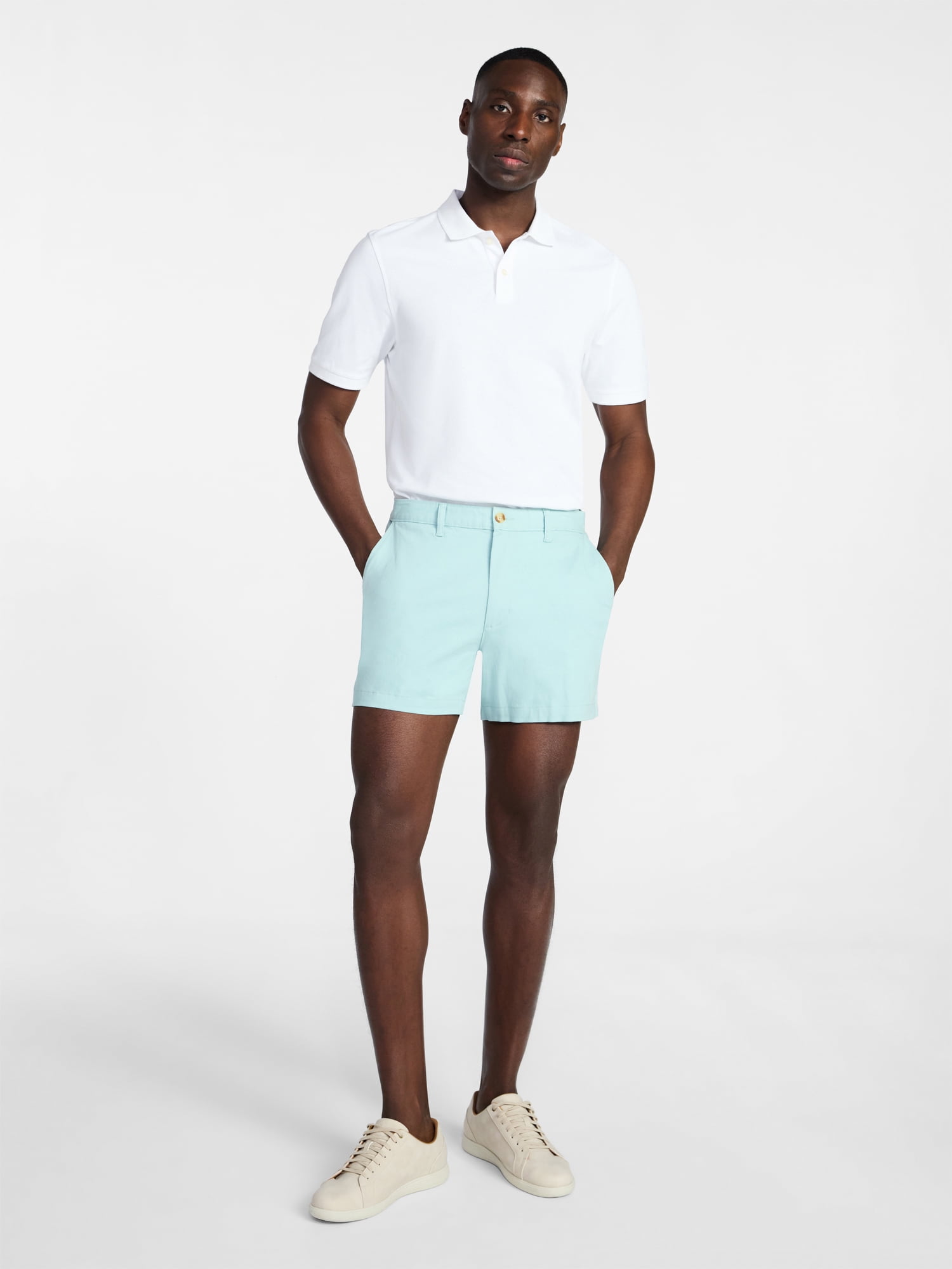 George Men's & Big Men's Modern Fit Flat Front Shorts, 5", 7", 9" Inseams, Sizes 28-54