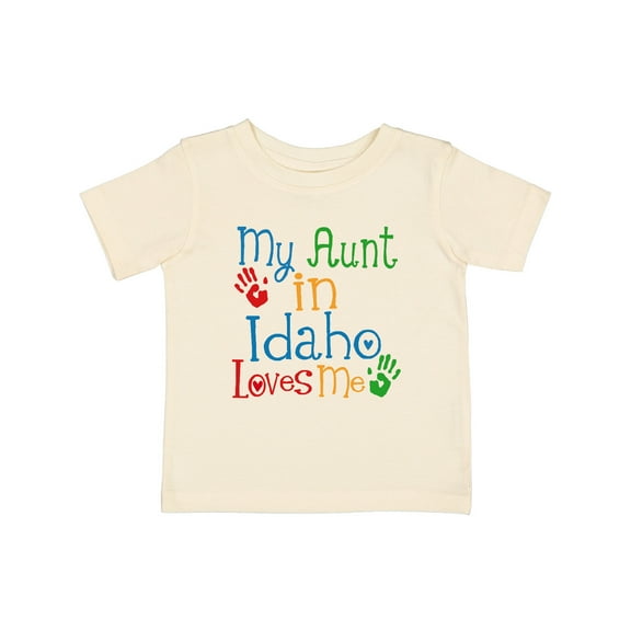 Inktastic My Aunt in Idaho Loves Me Boys or Girls Baby T-Shirt