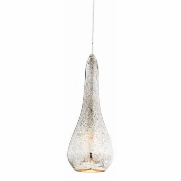Arteriors Arianna 42514 Antique Mercury Glass 7" modern hanging pendant light