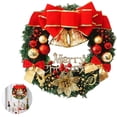 thumbnail image 2 of Decoración navideña creativa corona navideña para puerta decoración navideña guirnaldas navideñas 30 cm, 2 of 6